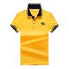 Men's Korean Style Short Sleeve Summer Polo Shirt - Solid Color Fashion Tee