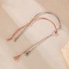 Accessories Simple Niche Bracelet Jewelry Light Luxury Zircon Titanium Steel Bracelet Women's Summer Jewelry