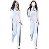 Casual Sports Suit for Women, Spring and Autumn Fashion, Age-reducing, Versatile and Temperamental Wide-leg Pants Two-piece Set