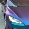 Matte Diamond Purple&Blue Car Sticker Wrapping Vinyl Film Color Change Film PET Bubble Free Decals Car Sticker Interior Exterior