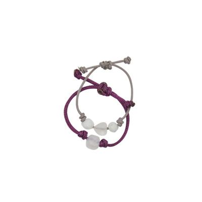 Nff Gem String Ring Set-purple