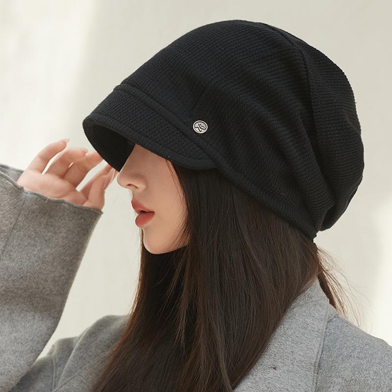 

Женская объемная шапка-бини из полиэстера - легкая однотонная кепка в стиле праздника Cinco De Mayo с застежкой-тогл ONE SIZE чёрный