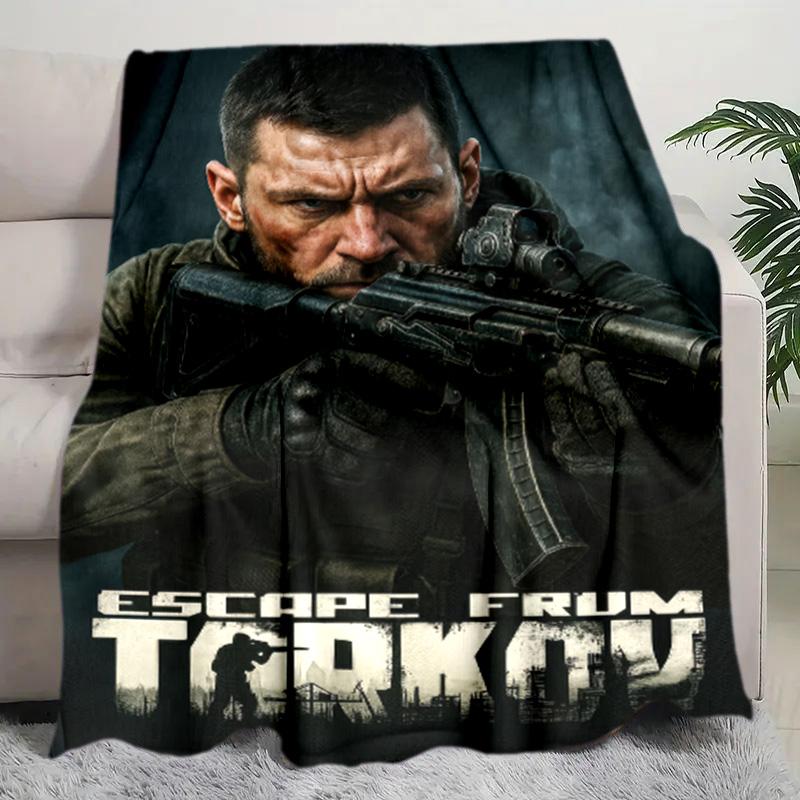 1PC Escape Tarkov Winter Edition Ultimate Tactical Gear All Seasons Soft Comfortable Blanket Suitable Sofa Office Outdoor Travel Home Use