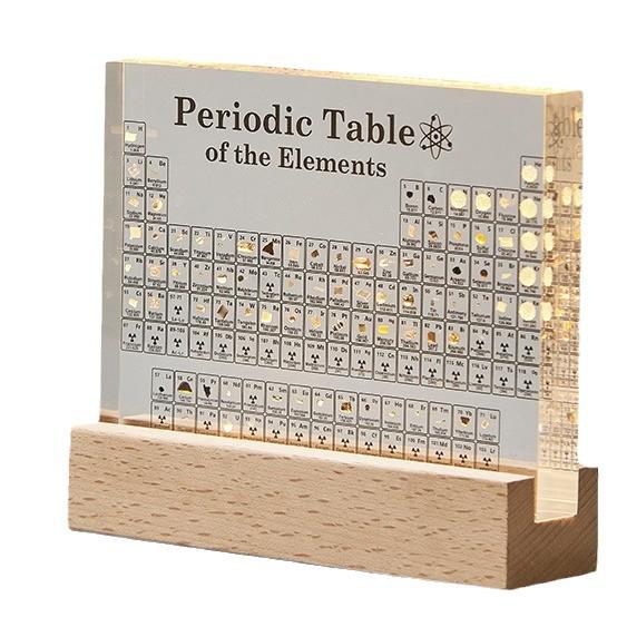 3D Periodic Table Desktop Ornament - High-Definition Study Gift