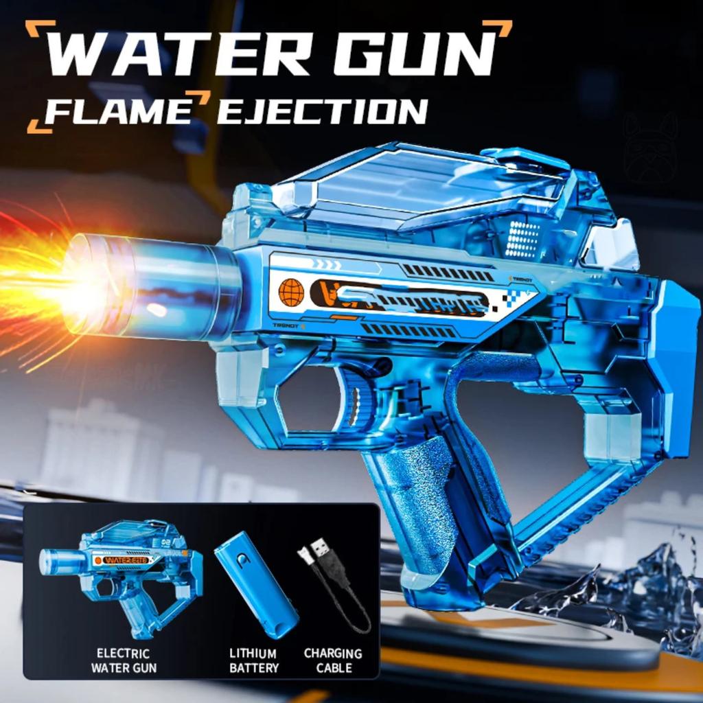 Fully Automatic Continuous WaterGun For Children Rechargeable,Automatic Squirt Watergun With LED