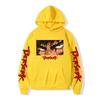 Unisex Anime Hoodie With Print Design Fleece-Lined Oversized Sweatshirt Men Women Casual Long Sleeve Pullover