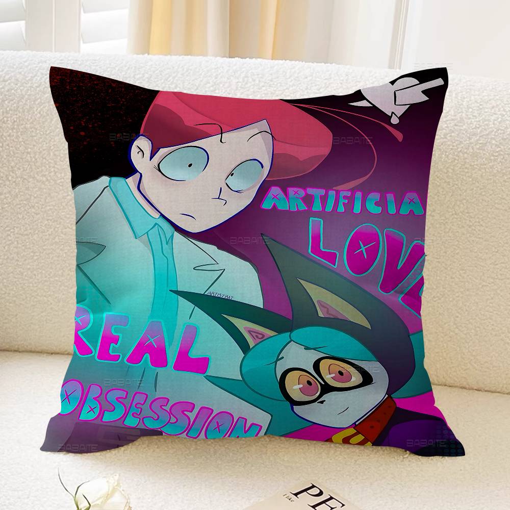 Popular Animation P-Psycho Cuties Cushion Cover Pillow Cover Decor Pillowcase Printed Cushion Case For Couch