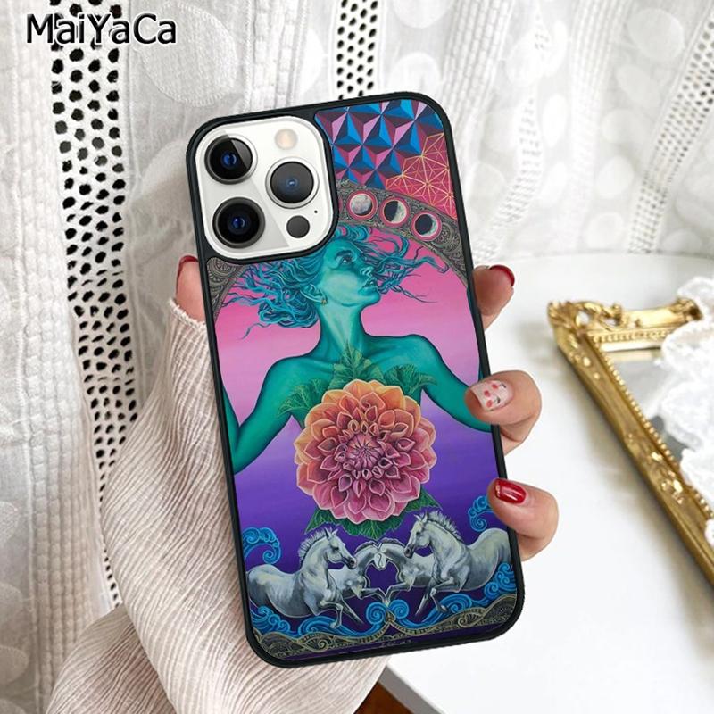 

Мандала Чакры Настойчивость Йога Чехол для Телефона Для iPhone 17 Air 16 16e 15 plus 11 12 13 14 pro max корпус coque iPhone 11pro max