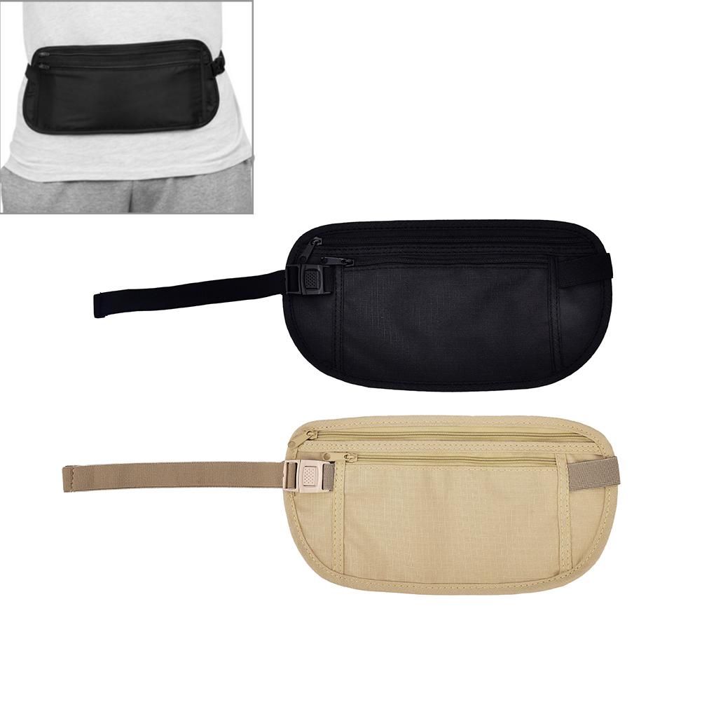 Borsa da viaggio da 1 pezzo Borsa di sicurezza per soldi Borsa per biglietti con cintura in vita