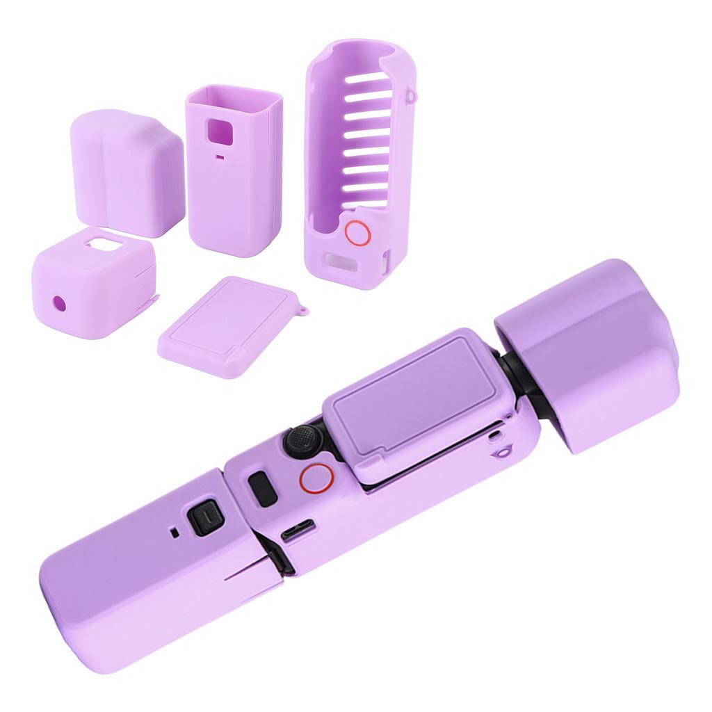 Camera Silicone Protective Cover Anti Slip Easy to Clean Scratch Resistant Protective Case Lens Protector for 3