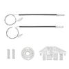 Front Left Window Repair Kit for Peugeot 406
