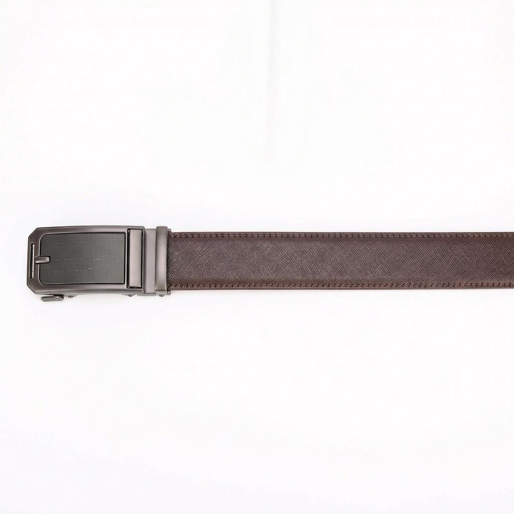 Men's Premium Genuine Leather Belt with Trendy Automatic Buckle – Versatile for Business and Casual Wear