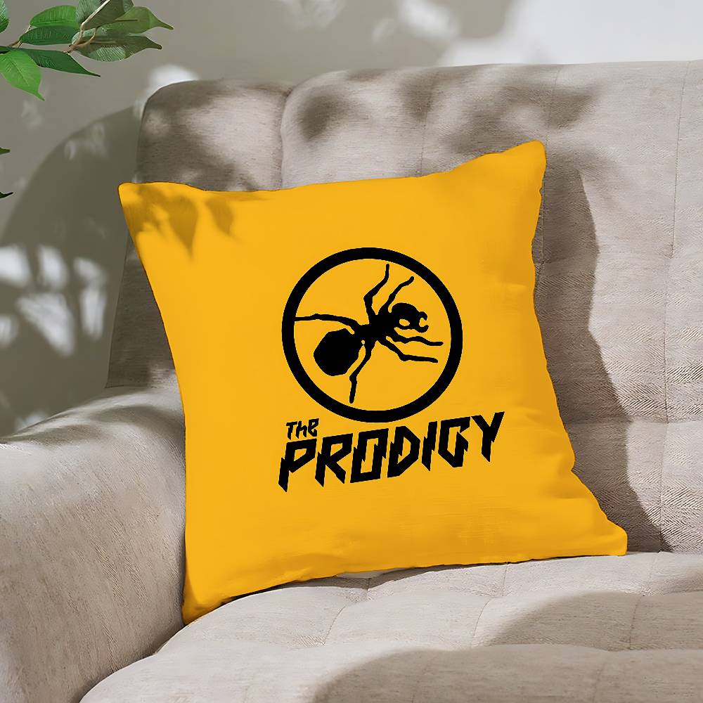 The P-Prodigy Artist Logo Pillow Case Throw Pillow Cover Nordic Vintage Style Cushion Covers Home Living Room Sofa Couch Seat