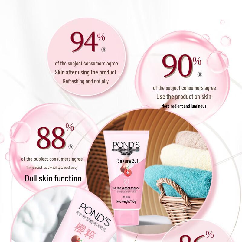 Pond's Pink Radiance Brightening Facial Cleanser