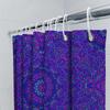 Vibrant Purple Blue Mandala Shower Curtain For Bathroom Decor