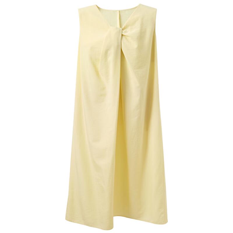 Sancai Letní maxi šaty bez rukávů s krouceným předním dílem