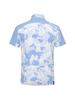 WIDEANGLE To Pro Camo Pattern Polo Shirt M_Light Blue