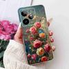 For Realme GT 7 5G 2025 RMX5061 Case Cute Girl New Flowers Soft Silicone TPU Cover For Realme GT7 GT 7T 5G Global Phone Cases