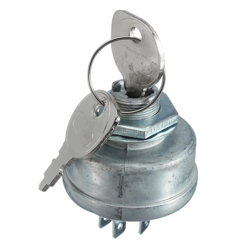 

Lawn Mower Ignition Starter 5 Spade Terminal Engine Starter Switch Switch with Key for Husqvarna 725-0267 725-0267A 925-0267