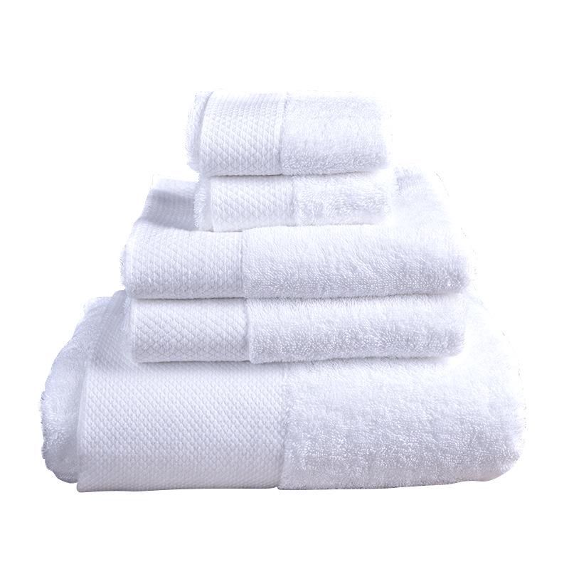 Platinum Satin All-Cotton Bath Towel Set with Embroidery Option