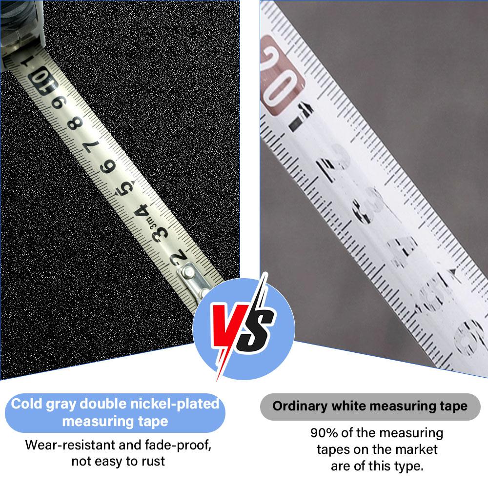 5mx25mm Tape Measure Stainlesssteel Retractable Highprecision Professional Metric Body Measuring Woodworking Construction Tools