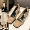 Fashion Hot Selling Women Shallow Shoes Fashion Heeled Shoes Cozy Walking Shoes Woman Sandals 2025 Designer Trend Brand Female Zapatos
