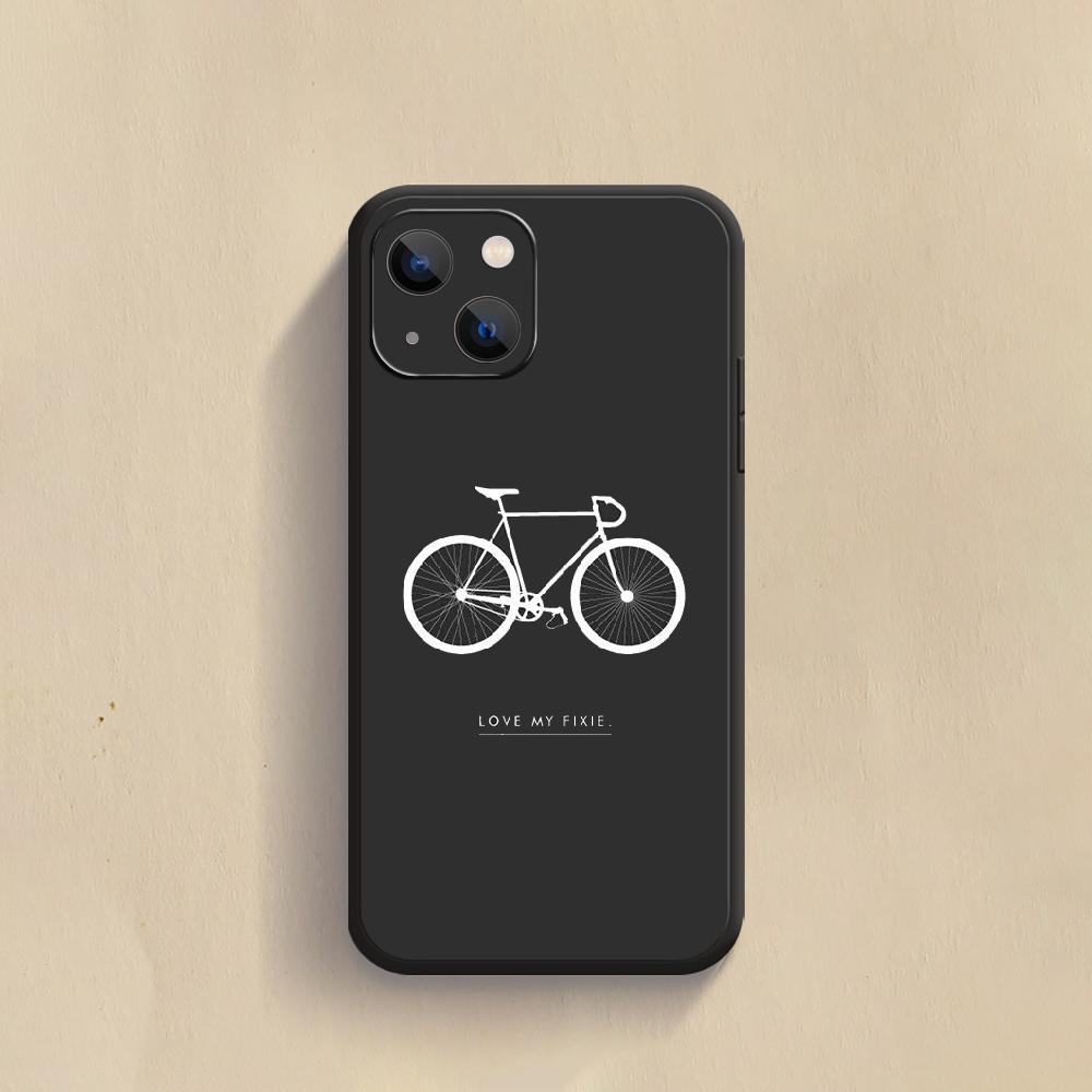 Bicycle Pattern Phone Case For iPhone Samsung Galaxy Redmi Xiaomi Oppo OnePlus Note S A 7 8 9 10 11 12 13 14 20 21 22 23 53 54 Pro Max Plus Ultra