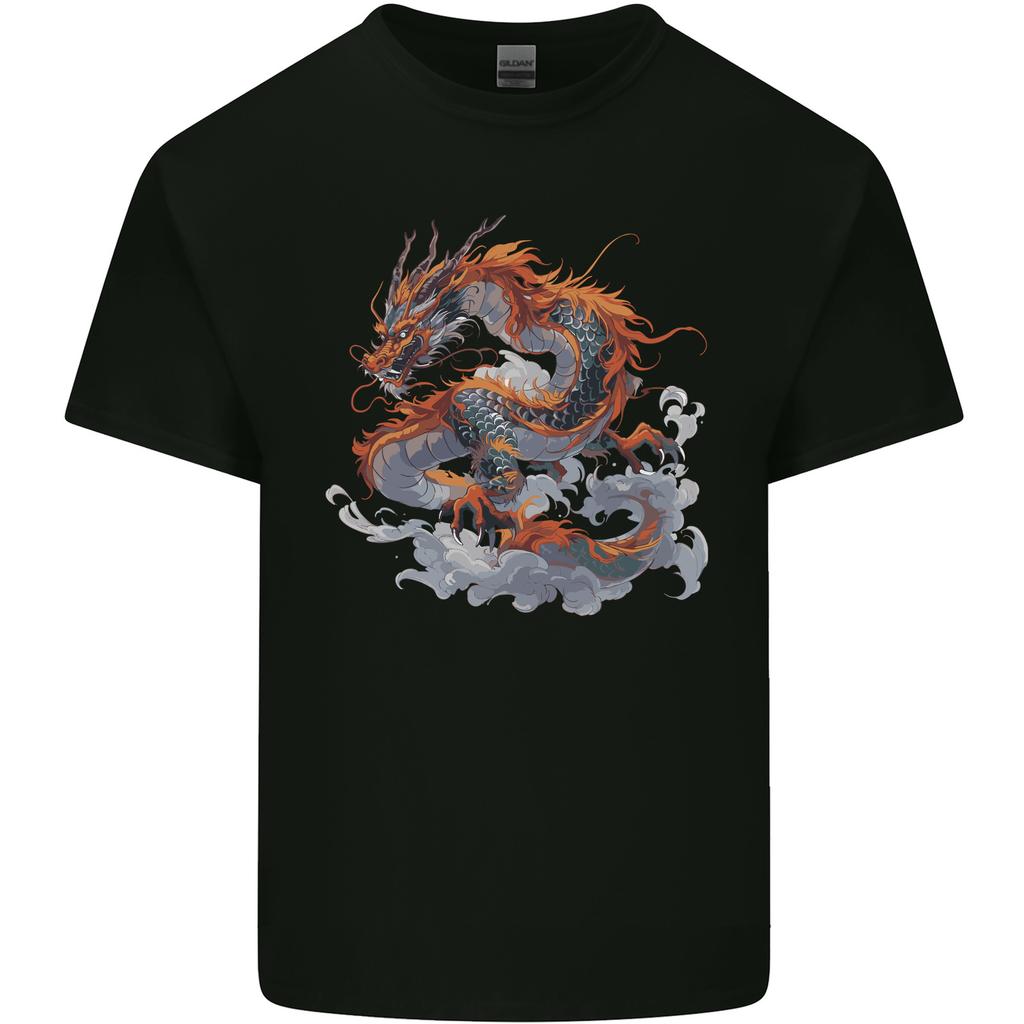 An Ancient Dragon on a Cloud Unisexs Light Cotton TShirt