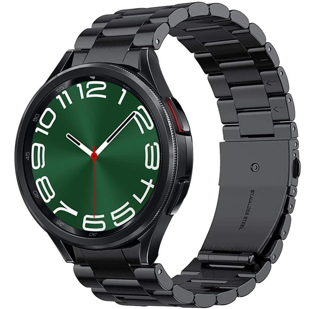 Metal Strap For Samsung Galaxy Watch 6 Classic 47mm 43mm 7/6/5/4 44mm 40mm Curved Interface Wristband Galaxy Watch Pro 45mm Band