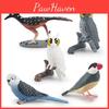 Realistic Bird Figurines Pvc Garden Decor Set With Magpie Parrots And Owl For Landscaping And Display