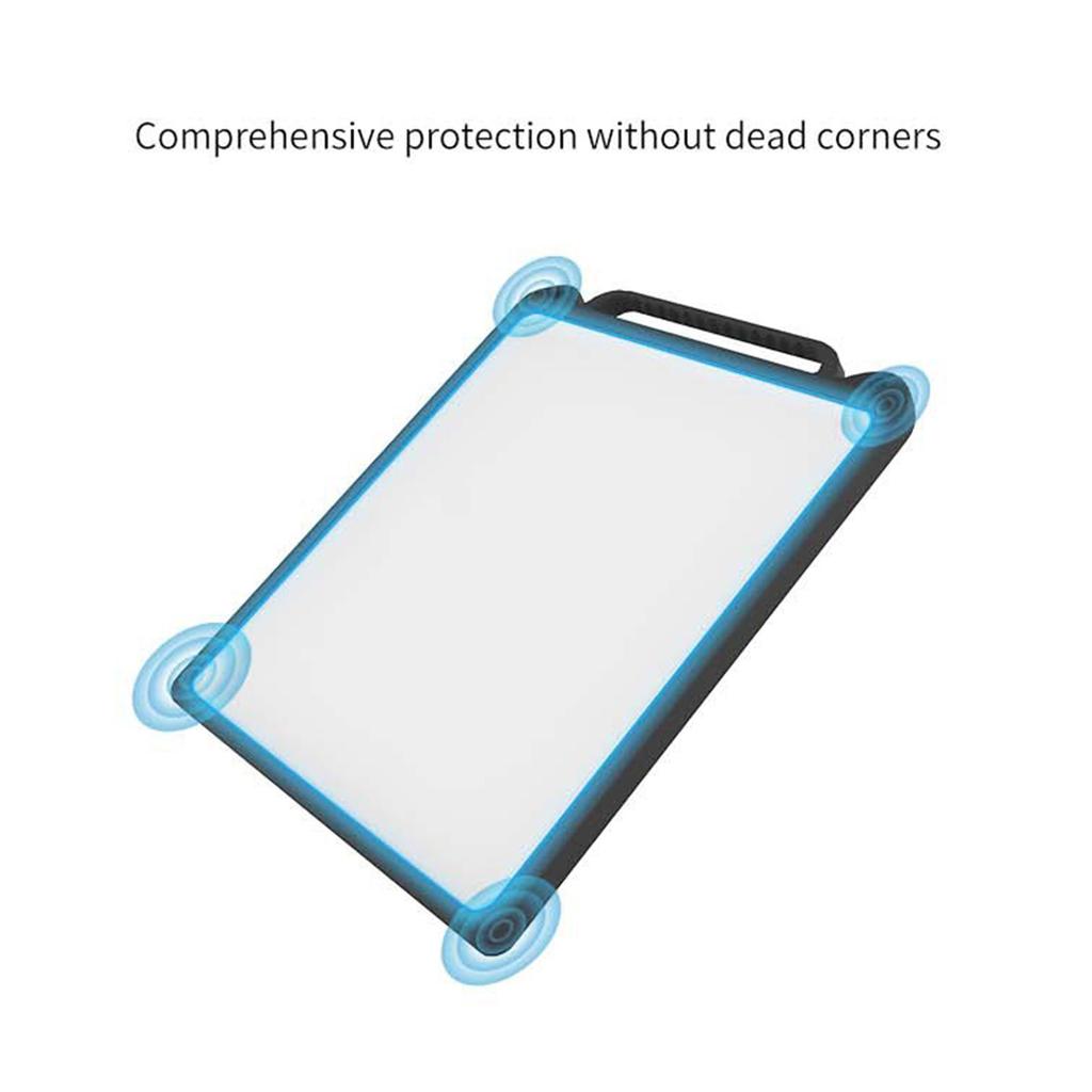 Portable Antenna Case Silicone Protective Case for Mini Antenna Device Portable Storage Carrying Case with Handle and Hooks