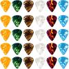 10 Pcs Colorful Love Heart Guitar Picks Plectrums Guitar Accessories Celluloid Guitar Picks 0.5 0.75 1.0 mm Thin Variety Natural Feel, Warm Tone for