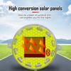 Solar Power Mortorcycle 12LED Warning Light Night Ride Tail Light Anti-rear Strobe RGB Light with Reflective Sticker