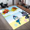 Anpanman Playful Square Area Rug, Non-Slip Floor Mat for Decor, Perfect Gift for Fans