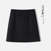 2025 Herbst/Winter Damen High-Waist Schlankmachender A-Linien Wollrock - Kurz, Gerade, Hüftbetont, Bequem.