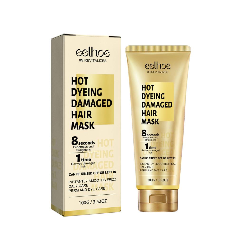 Eelhoe Keratin Hair Care Cream For Damaged Dry Frizzy Hair Nourishing And Smoothening Treatment 100g