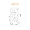 Space Efficient Storage Rack Multi-Layers Mobile Storage Rack Double Layers Handcart  Kitchen