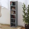 VidaXL CD Cabinet Sonoma Grey 21x20x88 Cm Engineered Wood 815073