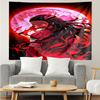 Demon-Slayer Print Tapestry, Backdrop, Easy Setup, Ideal for Bedroom, Office & Living Room, with Aesthetic Wall Hanging Decor.