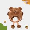Penguin Winter Plush Hat Cartoon Hamburger Ear Protection Cap Skiing Bear Lei Feng Hat  Daily