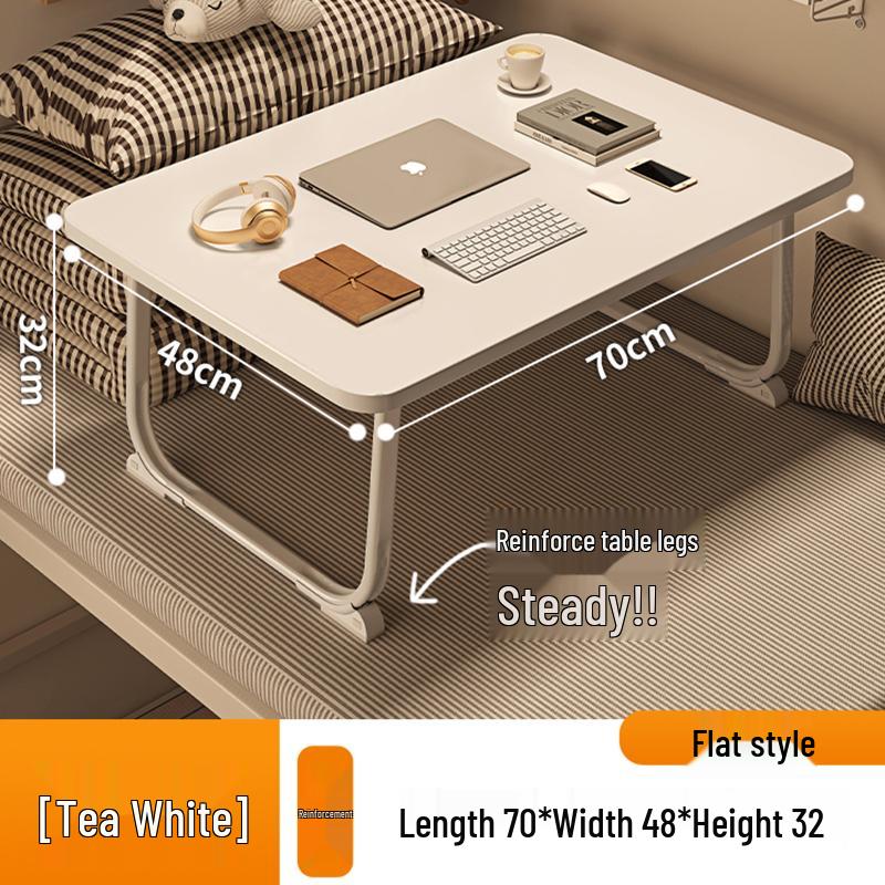 Folding Bedside Laptop Desk: Bay Window & Dorm Use