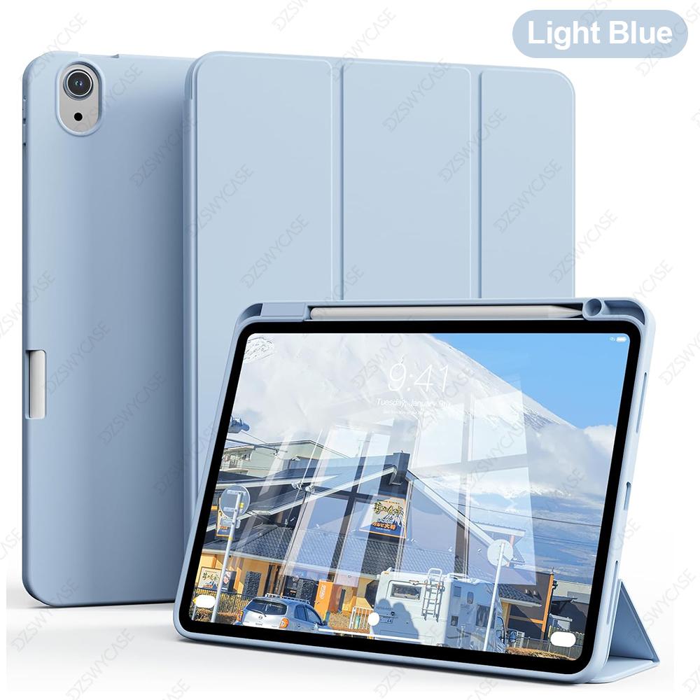 Case for iPad Air 11-Inch M3/M2 (/), iPad Air 5/4 (/ 5th/4th Generation 10.9-Inch), with Pencil Holder Cover