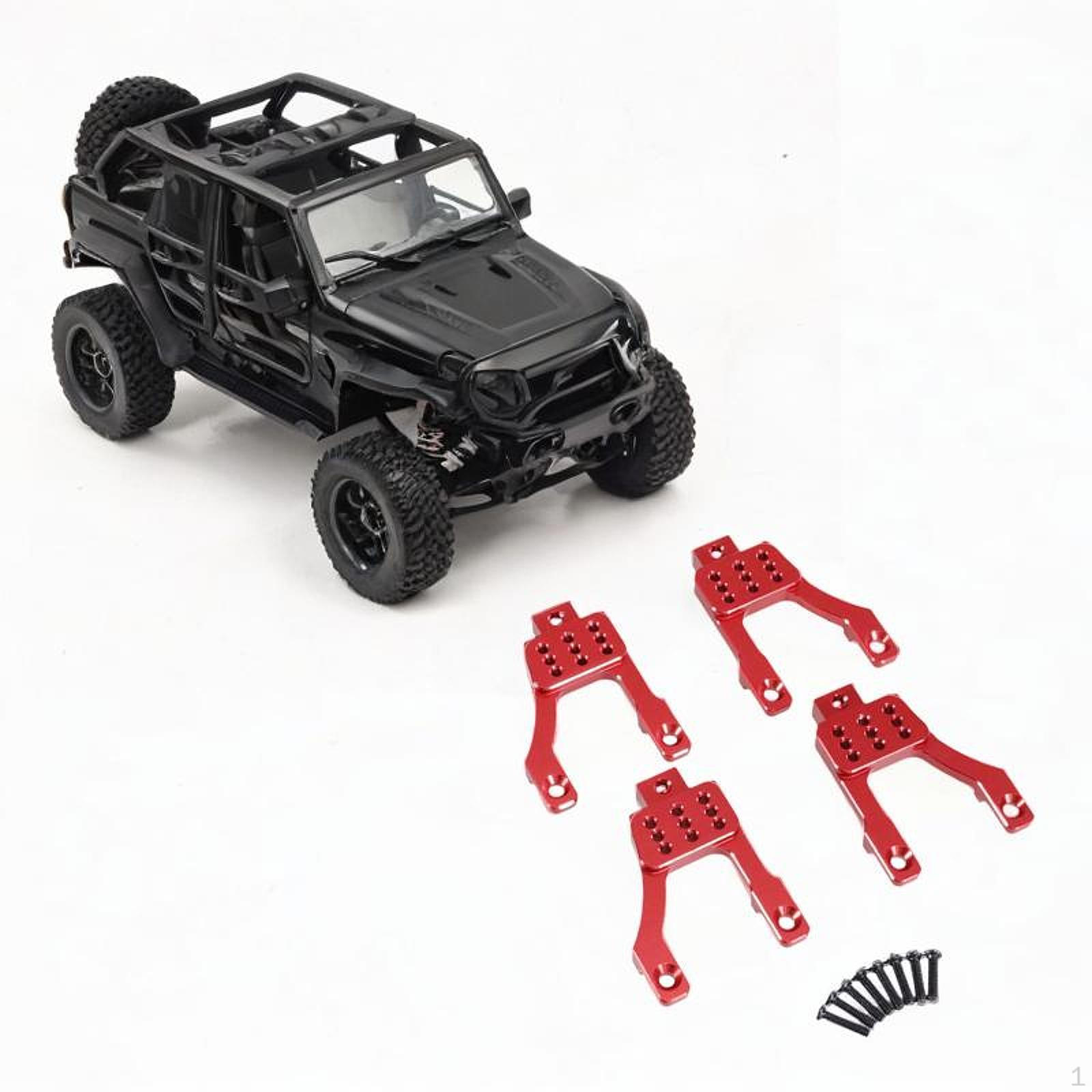 

Кріплення передніх/задніх амортизаторів з алюмінієвого сплаву, аксесуари для модернізації радіокерованої машини, легко встановлюються срібний