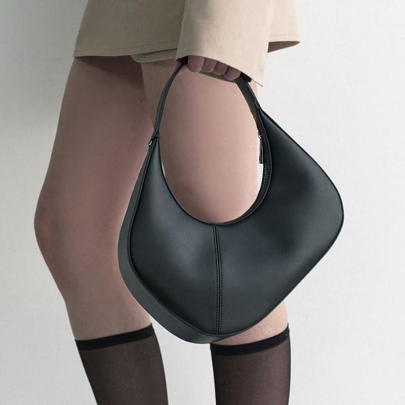 2025 New Niche Design Single-shoulder Underarm Bag French High-end Irregular Personality Women s Angular Crossbody чёрный