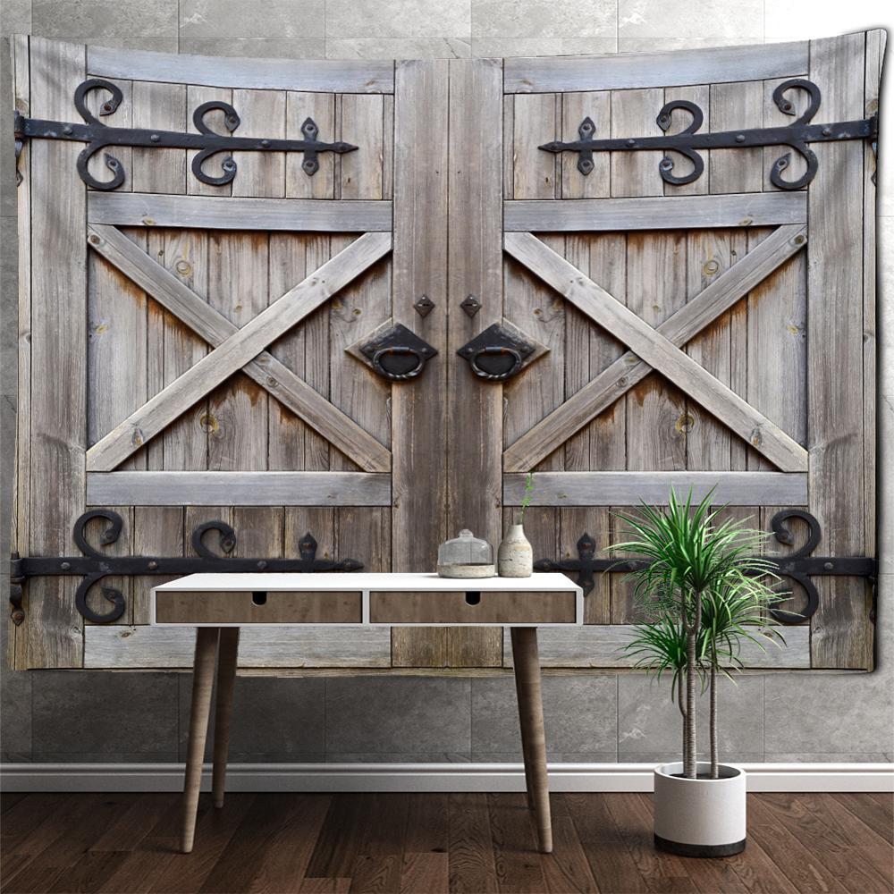 3D Printing Colorful Stone Wood Tapestry Wall Hanging Tapiz Hippie Psychedelic Background Wall Decor Cloth