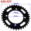 428 Chains 25T/31T/32T/37T/39T/41T/42T/48T 48mm 76mm Rear Chain Sprocket for ATV Quad Pit Dirt Bike Buggy Go Kart Motorcycle