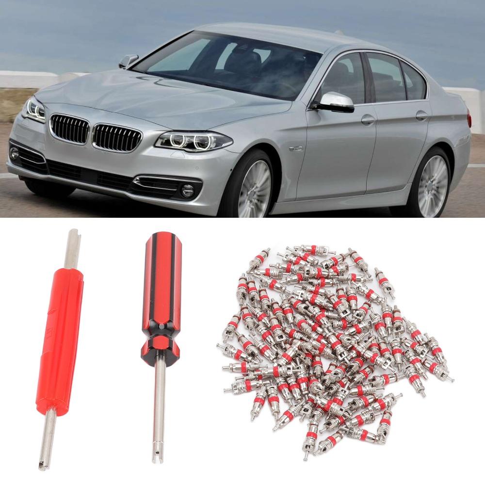 102PCS Dual-End Valve Core Remover Tire Repair Tool Valve Stem Tool  Valve Core Replacement