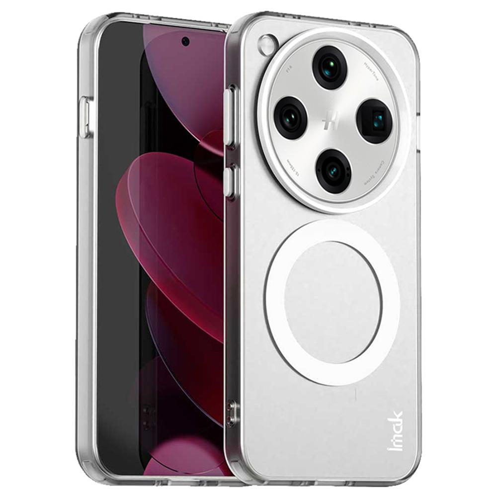

IMAK Для Oppo Find X8 Pro 5G Чохол Сумісний з MagSafe Цукерковий колір Протиударний TPU+PET Задня кришка White