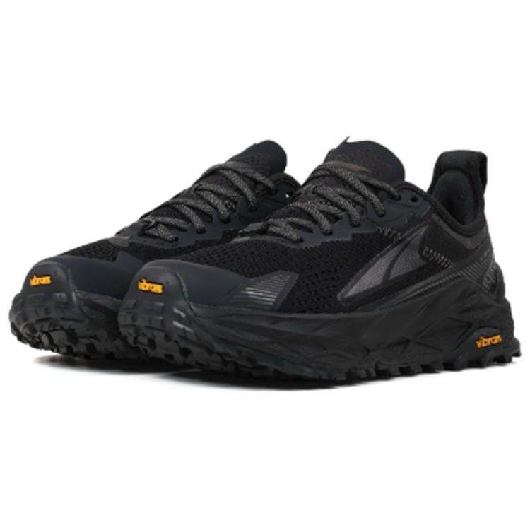 Altra Olympus 5 Comfortable Cushioning Mesh Low-Top Trail Running Shoes Men sneaker Black AL0A7R6P0011
