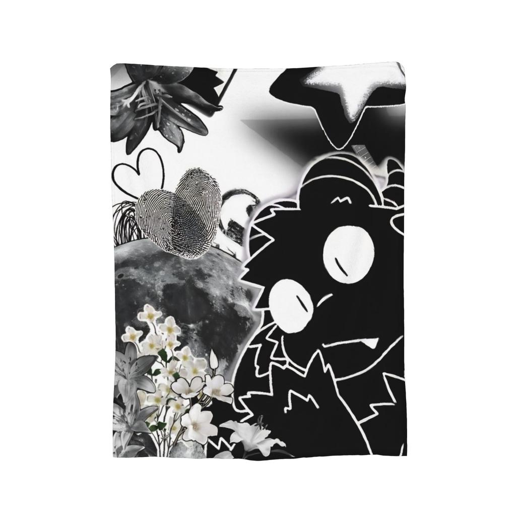 Boykisser Silly Cat Cartoon Blanket Fleece Spring Autumn Multi-function Ultra-Soft Throw Blanket for Bed Travel Rug Piece